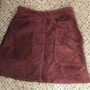 Corduroy skirt